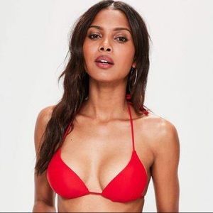 Misguided moulded triangle bikini top